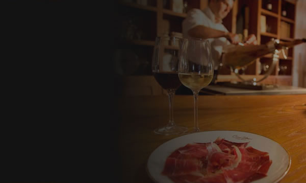 Verkostungsort iberico pata negra schinken